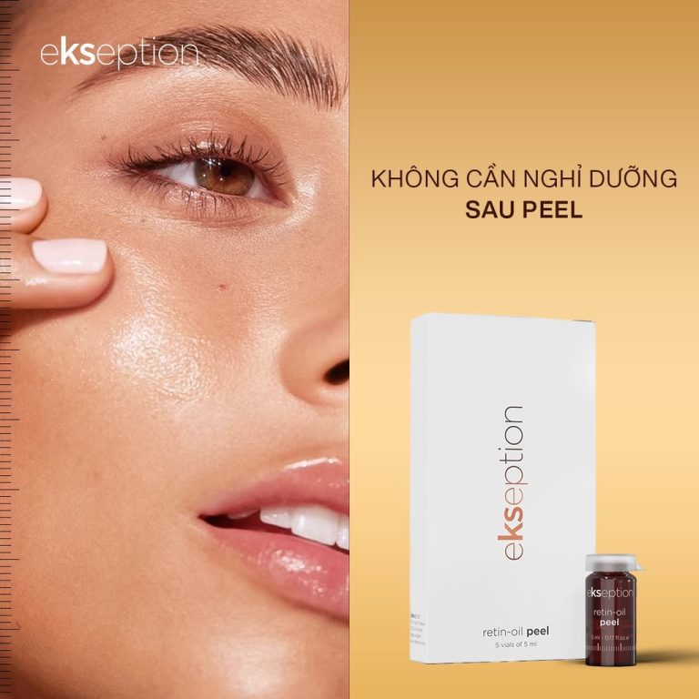 hiệu quả ekseption retin-oil peel 5ml