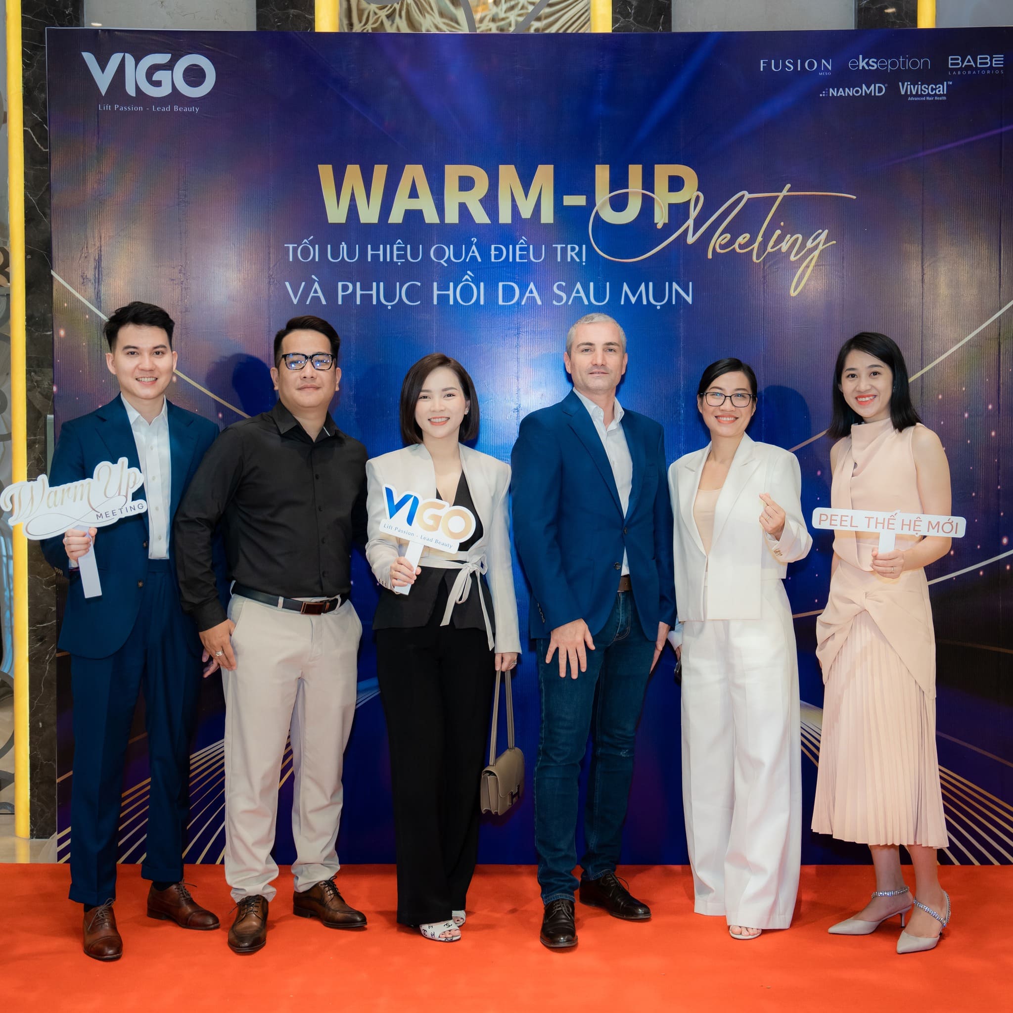 vigo và em mây tại warm up meeting 2023